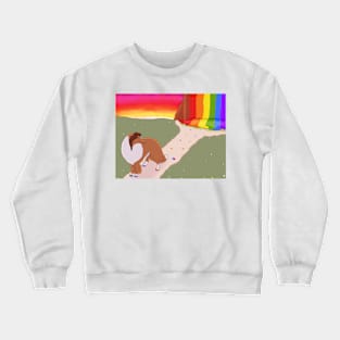 Rainbow Paws Crewneck Sweatshirt